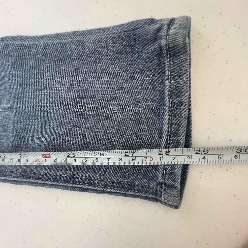 Democracy Jeans Womens 10 Blue "Ab"technology  Skinny Stretch‎ Distressed - Picture 13 of 13